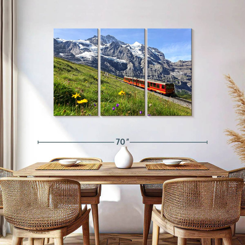Chemin de fer Mehar Jungfrau, H 36 po x l 57 po