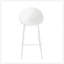 Tabouret Gable avec mélange de plastique résistant aux intempéries et structure en fer pour une assise extérieure durable