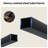 Tv Stand With 9 Drawers And Charging Station, 63" Extra Long Tv Stand For Tvs Up To 75" With Led Light-1802965589