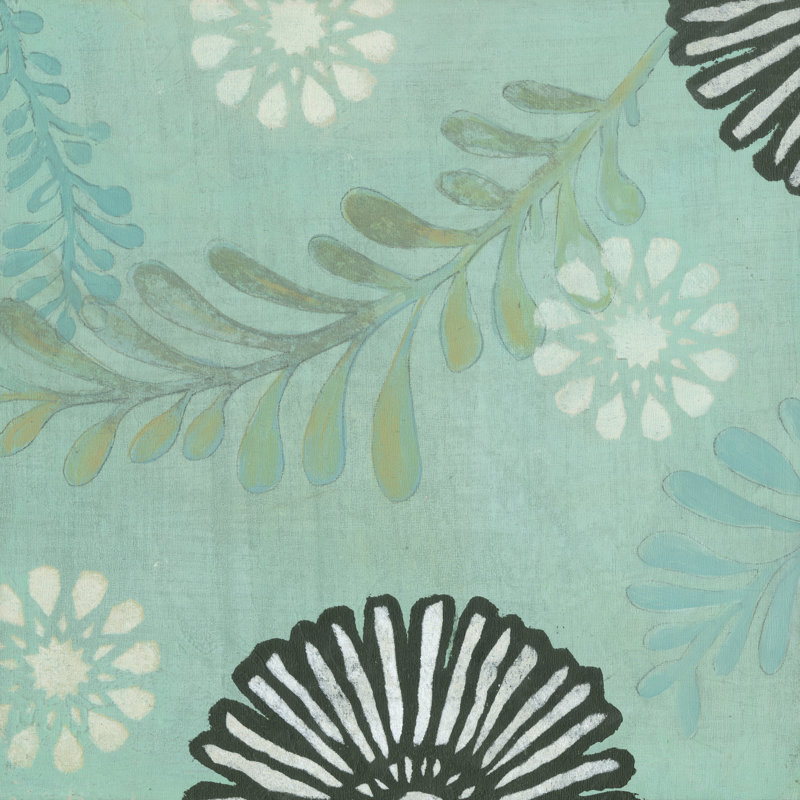 Nouveau Floral Design II by Jodi Fuchs - Wrapped Canvas Painting, 91cm H x 91cm W