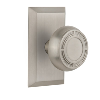 Studio Plate with Mission Door Knob