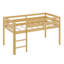 Lit mezzanine bas compact avec échelle robuste-129032447