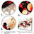 Red and Black Abstract Symphony I - Abstract Wall Art For Living Room-694841617-694841624