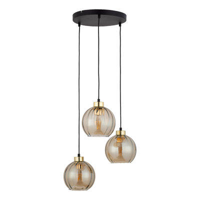 Devi 3 - Light Stainless Steel Cluster Pendant