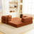 Foldable Three Person Fabric Sofa Bed, high Rebound Density Sponge Sofa-1561136076-1572568167