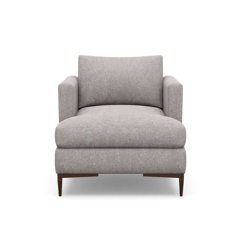Aiden Accent Chair, Fleecy Vanilla (Performance fabric) 1351-92, Antique Bronze