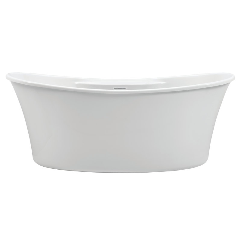66.5'' x 36'' Freestanding Soaking Acrylic Bathtub
