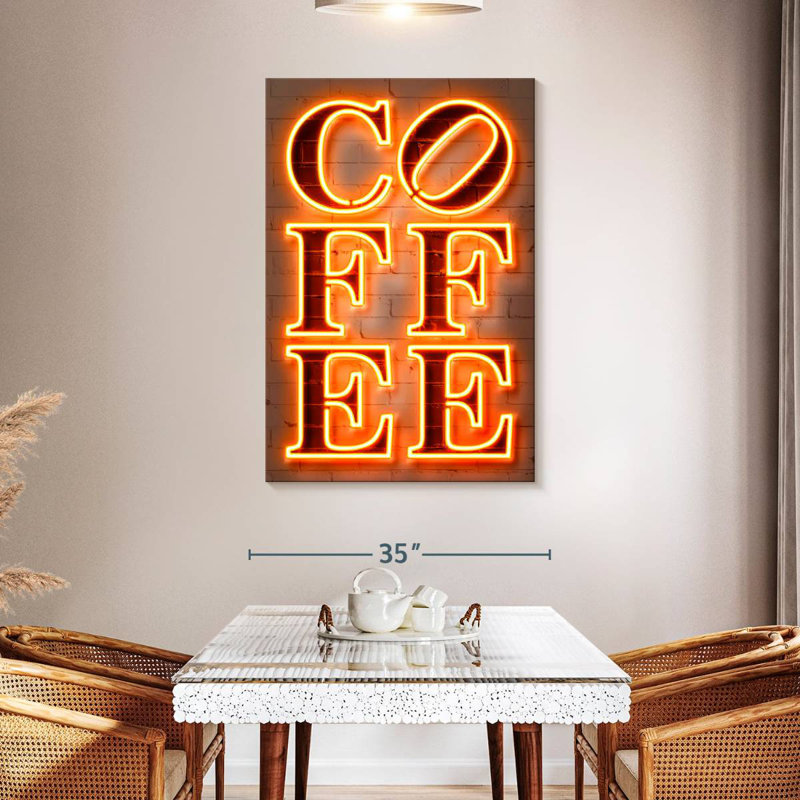 Enseigne murale café Kema, H 48 po x l 32 po