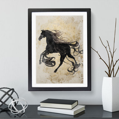 Magnificent Horse Art No.5 Abstract - Framed Print