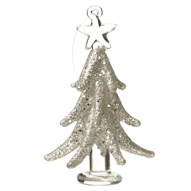 7cm Glass Hanging Figurine Ornament