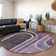 Premium Machine Washable Cerrito AMF532 Purple Rug