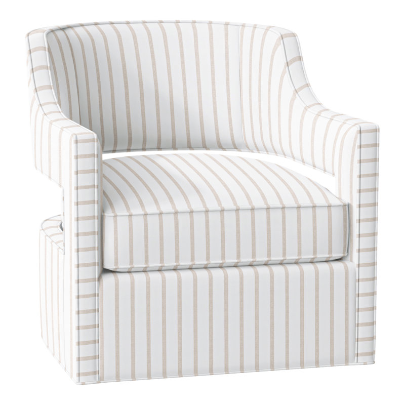 Fauteuil pivotant l 29,5 po Phoebe, Lin Perigold Mixi