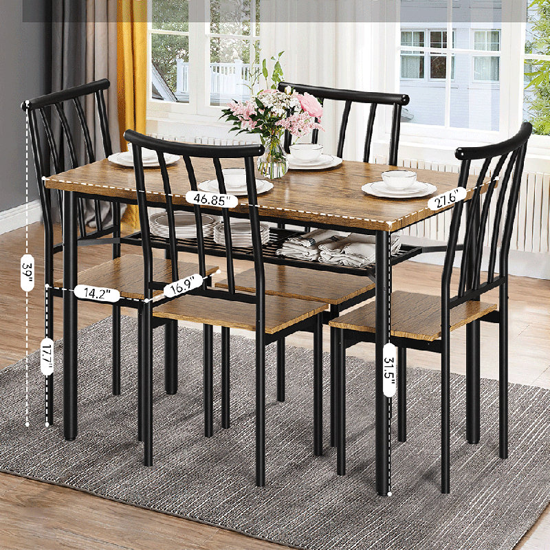 4 - Person Four Leg Dining Set