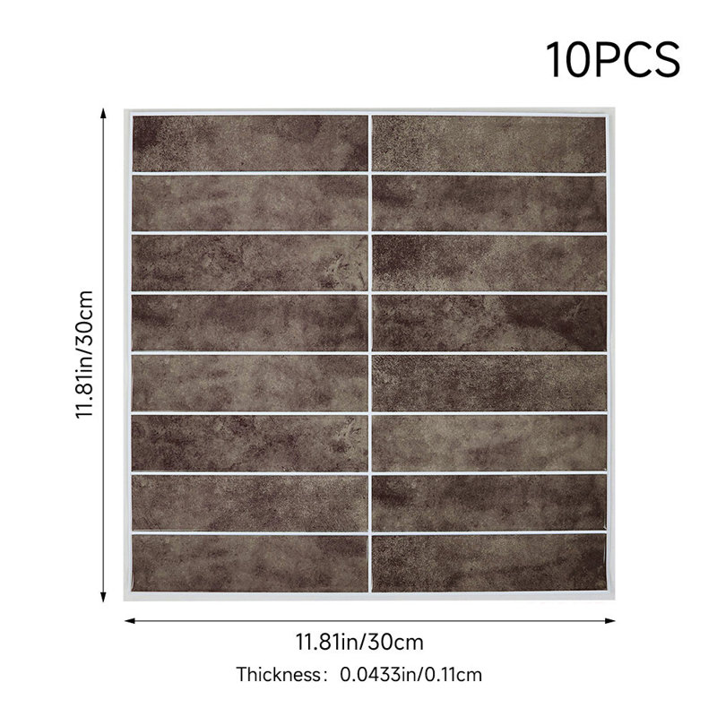 No Subject Wall Decals, Grey/Green