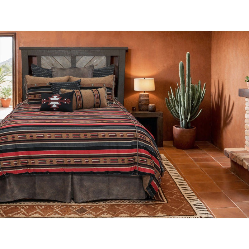 Wooded River Sun Valley Mojave - ensemble de valeur - super très grand, Housse de couette très grand super + 5 taies déc