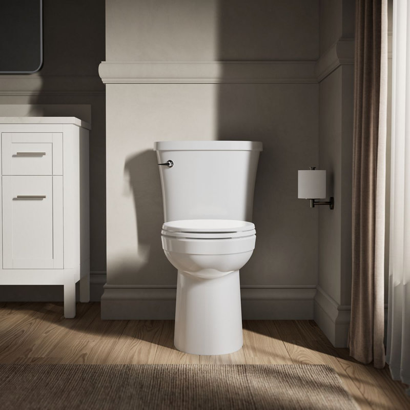 Toilette allongée écoénergétique 1,28 GPF (siège et réservoir non inclus)