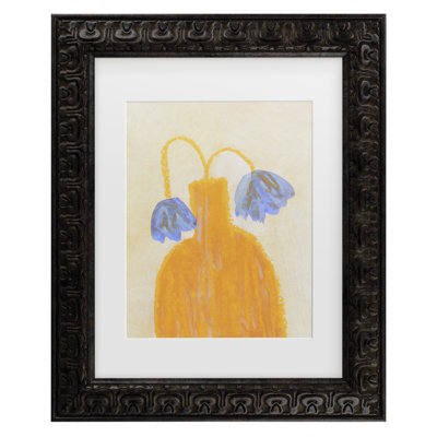 Bolog Alisa Galitsyna Still Life With A Vase And Two Flowers Matted Framed Art