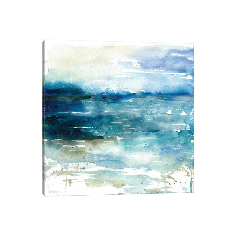 Ocean Break I by Carol Robinson - Painting on Canvas, 93.98 cm H x 93.98 cm W x 1.91 cm D, Wrapped Canvas