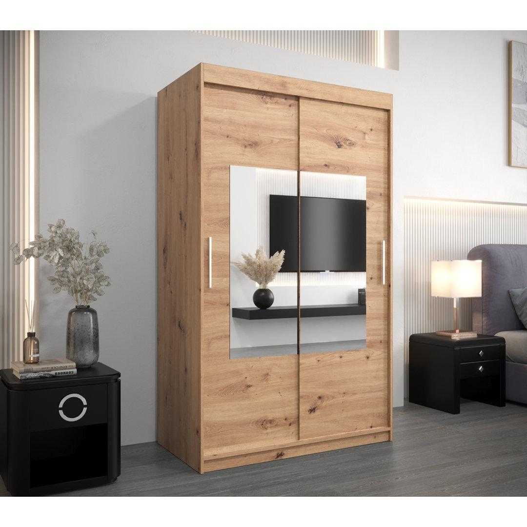 Ballycastle 2 Door Manufactured Wood Wardrobe
