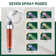 7 Colours Shower Head with LED and Hose