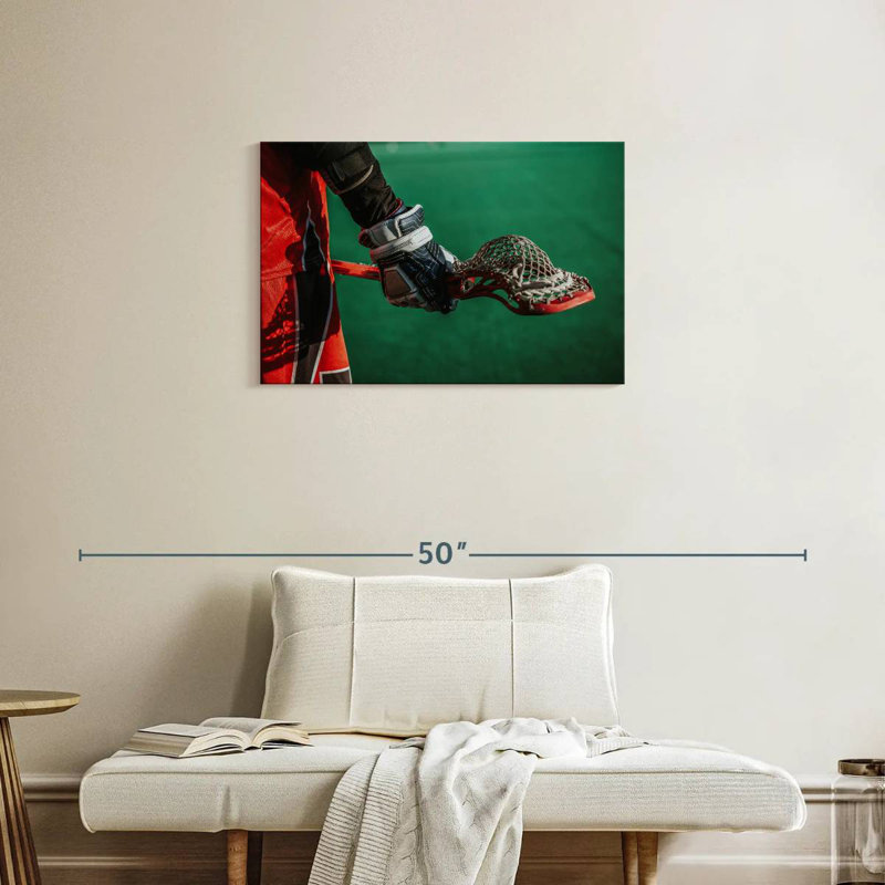 Sireci Lacrosse Player, 20" H x 30" W