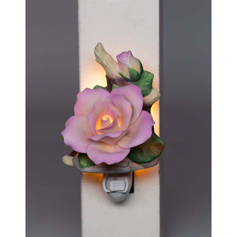 Rose Night Light, Purple