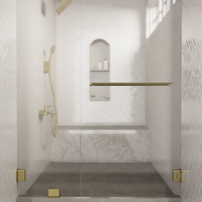 Brixwell TB-22SM-AB 22 pouces centre à centre porte-serviettes de douche tubulaire standard sans rondelles laiton antique