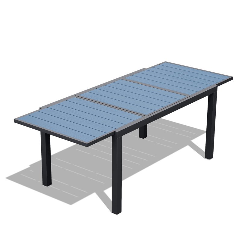 Table de salle à manger extensible en PEHD, Marine