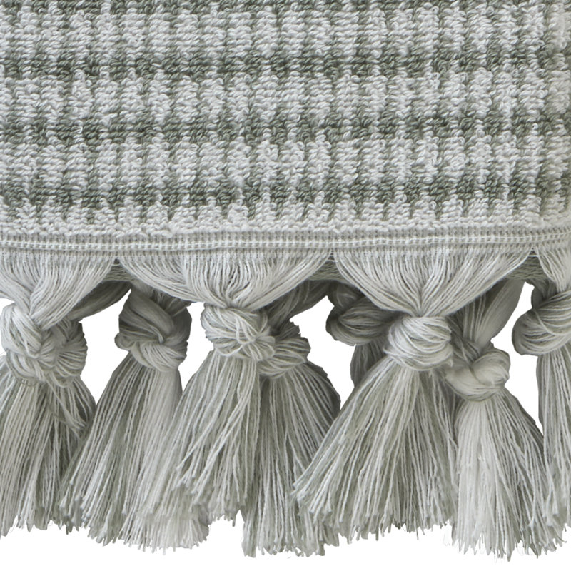 Reign Cotton Plush Hand Towel, Sage