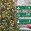 Sapin de Noël artificiel de 1,80 m, pré-illuminé et recouvert de neige floquée, 250 lumières, 778 branches