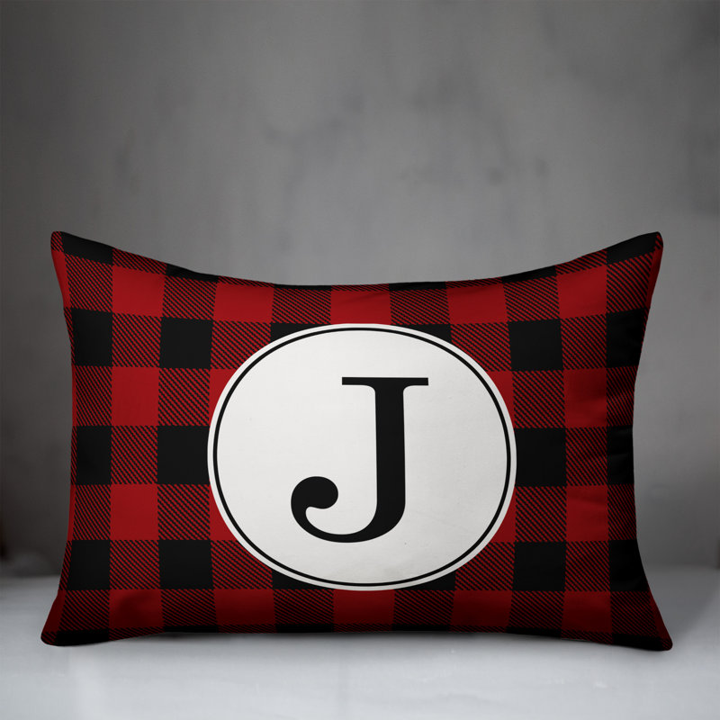  Coussin monogramme, J