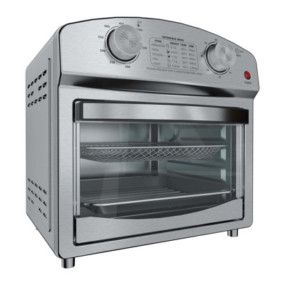12.5 Qt 7 In 1 Convection Toaster Oven, 1500W, Stainless Steel, 5 Preset Functions Roast, Bake, Grill, Broil, Toast, Dehydrate, Defrost