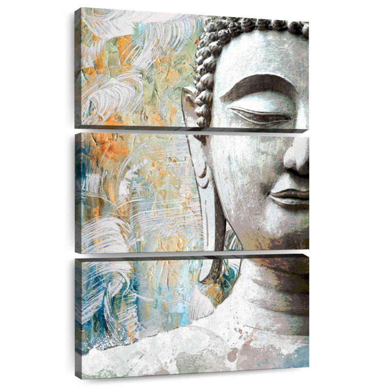 Adella Stone Buddha Head, 32" H x 20" W