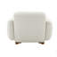 Fauteuil d'appoint Boucle avec 1 coussin décoratif