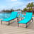 Outdoor Chaise Lounge with Table-88193838