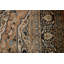 Tapis unique en laine noué à la main beige et rouille de 15 pi x 22 pi 3 po avant 1900