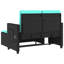 Banc de patio inclinable avec coussins vidaXL-99049278