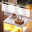 40cm W Metal Bedside Table-1593717523