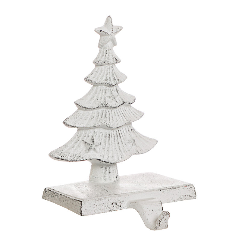 Christmas Tree Stocking Holder, Cream