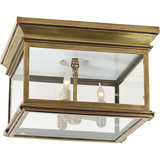 Chapman & Myers Club Large Square Flush Mount