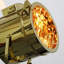  Lampe trépied industrielle avec projecteur réglable en acier-1559920262