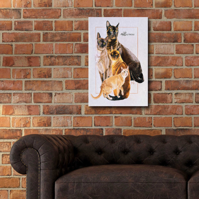 " Burmese " by Barbara Keith, 16" W x 24" H