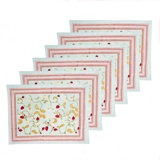 Strawberry 100% Cotton Rectangle Placemats