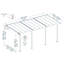 Canopia By Palram 670.5cm W x 218.5cm D Glass Clear Cover Retractable Patio Awning
