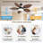 52 Inch Tropical Ceiling Fans With Lights And Remote