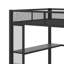 Lit mezzanine double avec bureau intégré et éclairage DEL-1872012935
