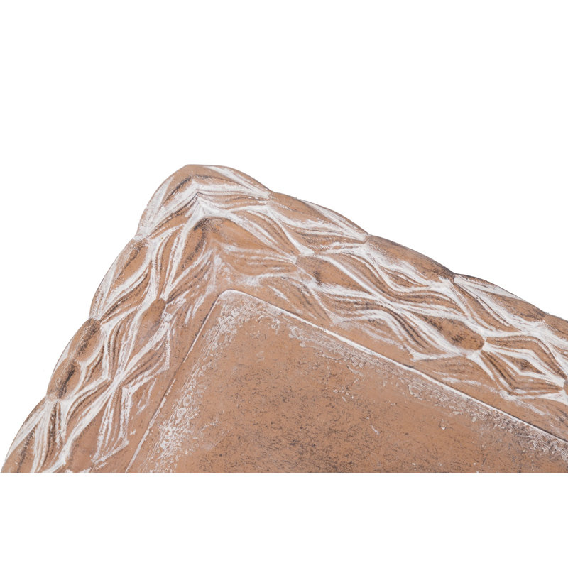 Weisser Resin Decorative Tray, Natural