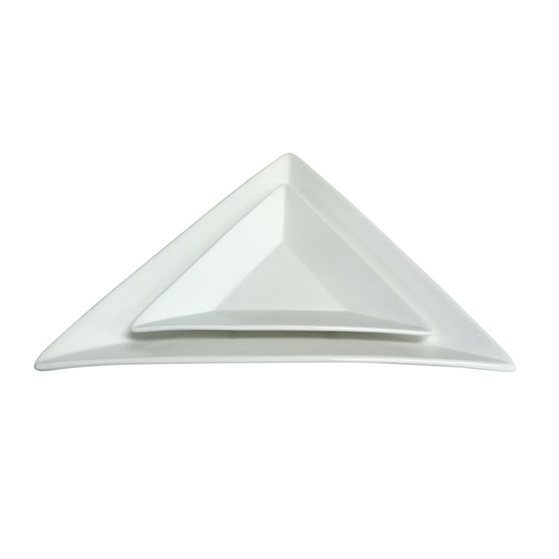 Ensemble de plateaux triangulaires