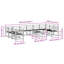  Outdoor Sofa Set 11 pcs Solid Acacia Wood Seating Garden Sectional