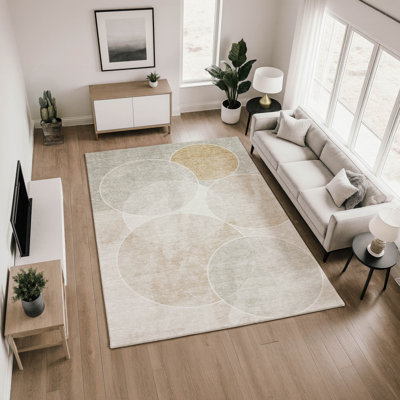 Premium Machine Washable Mayfield  Geometric Rug